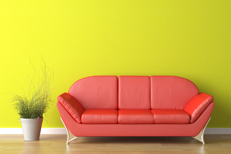 living room with sofa